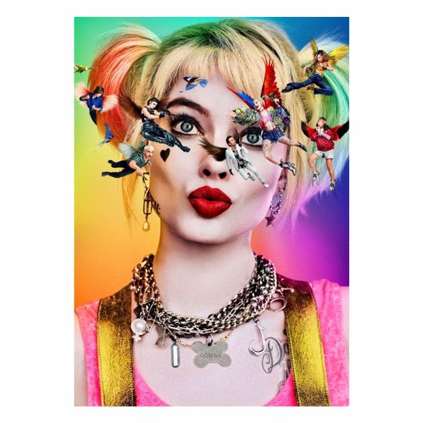 Harley Quinn Painting Portrait - A1 Poster