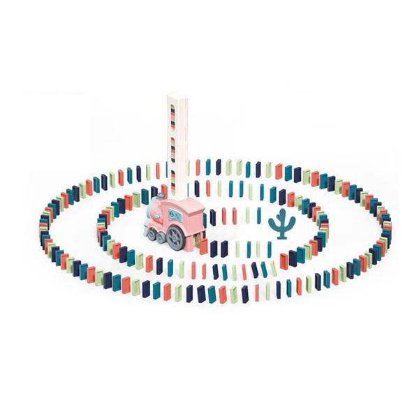 Domino Femur Brand Train Toy Set, Children's Games, And Gifts - 63 Pieces
