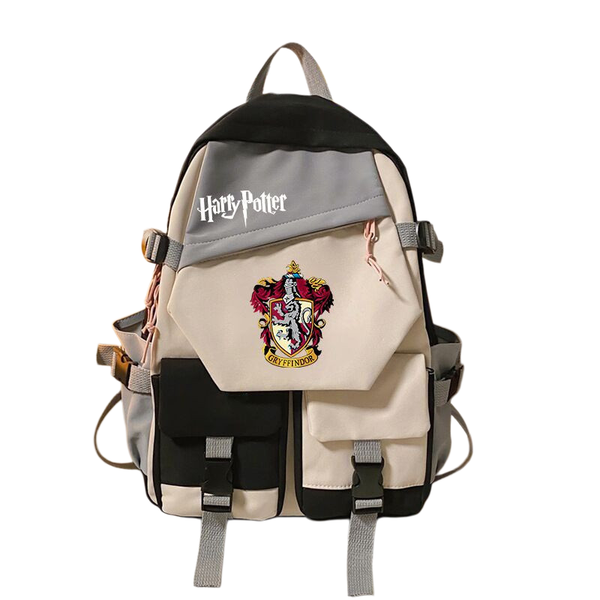 Student Backpack Harry Potter Gryffindor Color Blocking Canvas