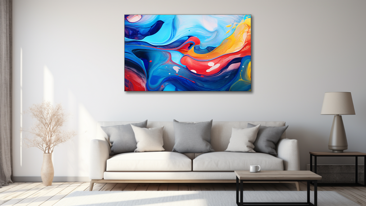 Canvas Wall Art - Fluid Dynamic s Painting - HD0300 | Shop Today. Get ...