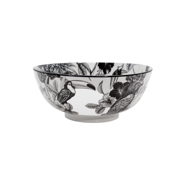 Galateo - Jungle Sketch Birds - 20cm Salad Bowl