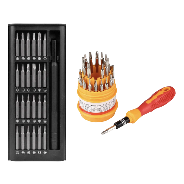 25-Piece Precision Screwdriver Kit + 31-in-1 Mini Screwdriver Set