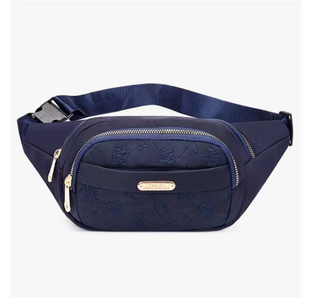 Large-Capacity Multi-function Outdoor Sport Waist Bag - Dark Blue