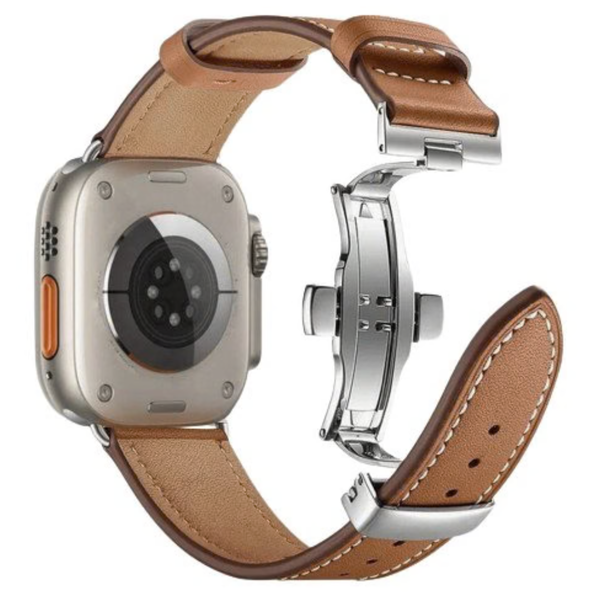 Leather Strap for Apple Watch Band Compatible with Apple Watch