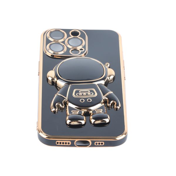 Astronaut Hidden Stand Case with Lens Film Compatible with iPhone 13 Pro Max