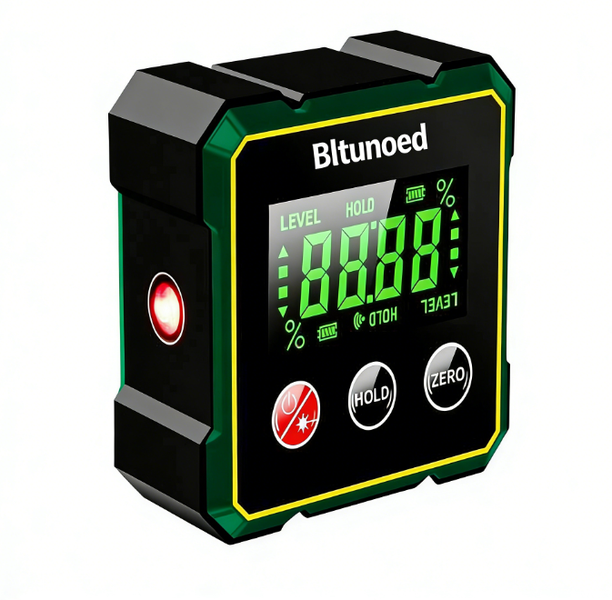 Bltunoed Digital Inclinometer With Laser, Portable and Magnetic Base