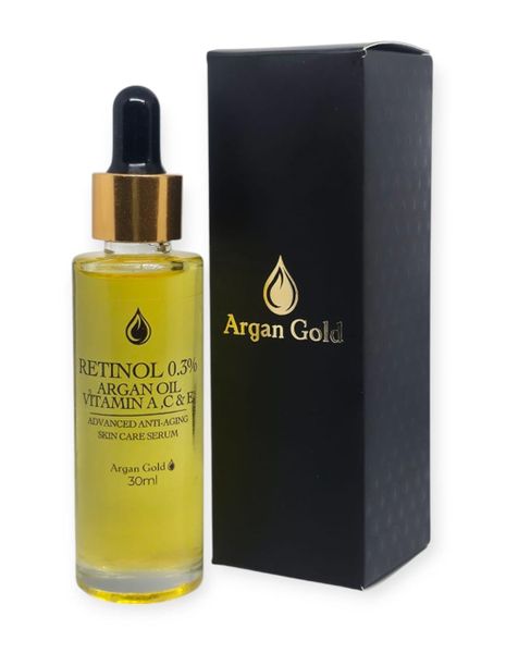 Retinol 0.3 % &amp; Argan Oil Anti-Ageing Serum - 30ml