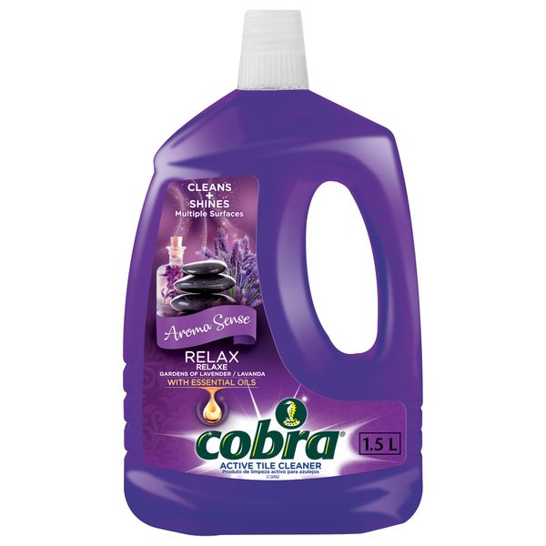 Cobra 1.5l, Active Tile Cleaner, Aroma Sense Relax, Gardens of Lavender