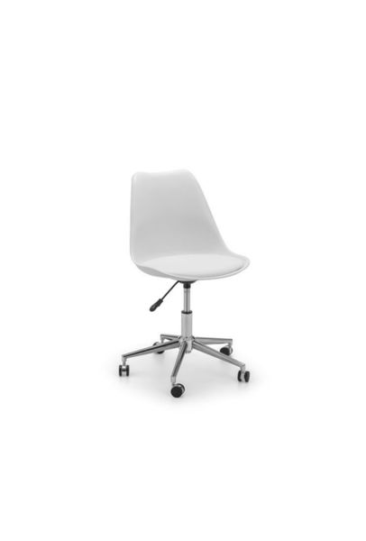 Merlin White Office Chair