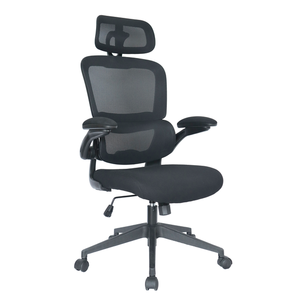 Everfurn Owen Ergonomic High Back Mesh Office Chair - Black