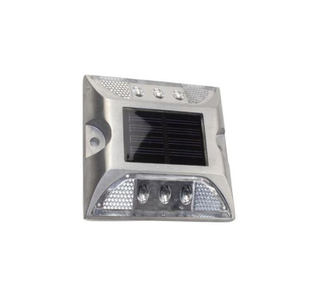 Mihuis Solar Steel Driveway LED Lights - Pack of 2