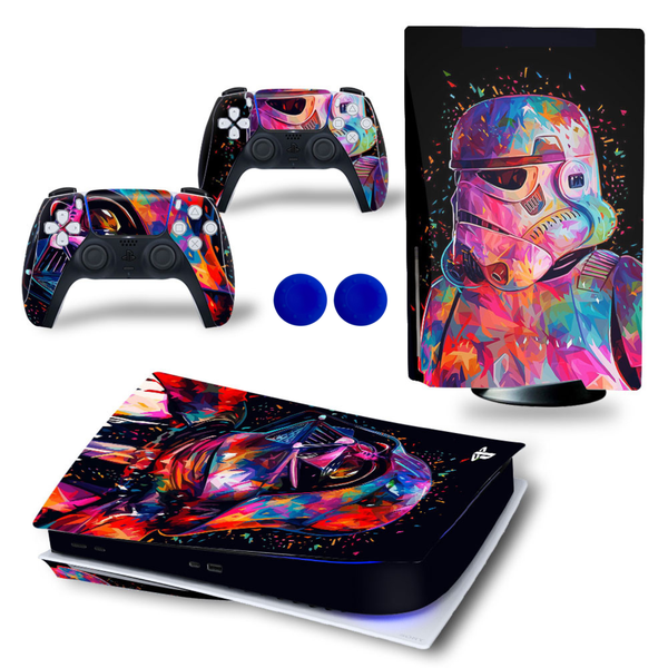 Skin Decal Sticker For PS5 Console, Controls &amp; Thumb Grips - Soldier