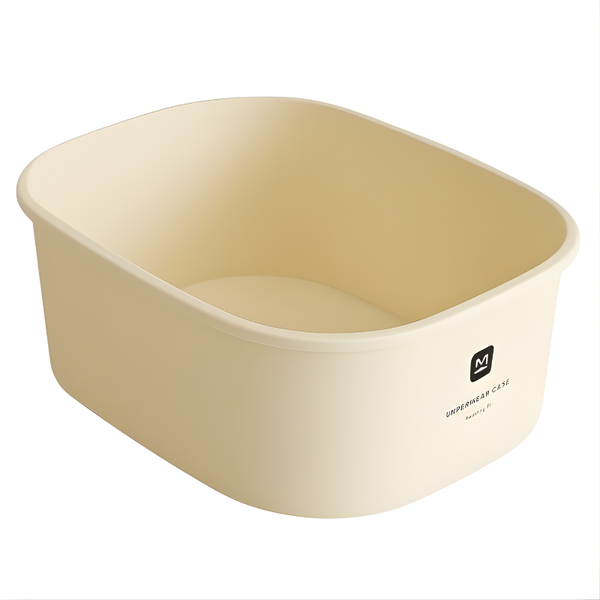 Large Style Storage Capacity Drawer Organizer - Cream Pack of 4