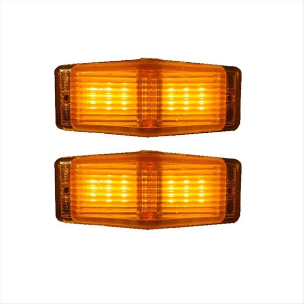 2 Pcs Front Double Burner Indicator Lampfor Compatible with Mercedes-Benz