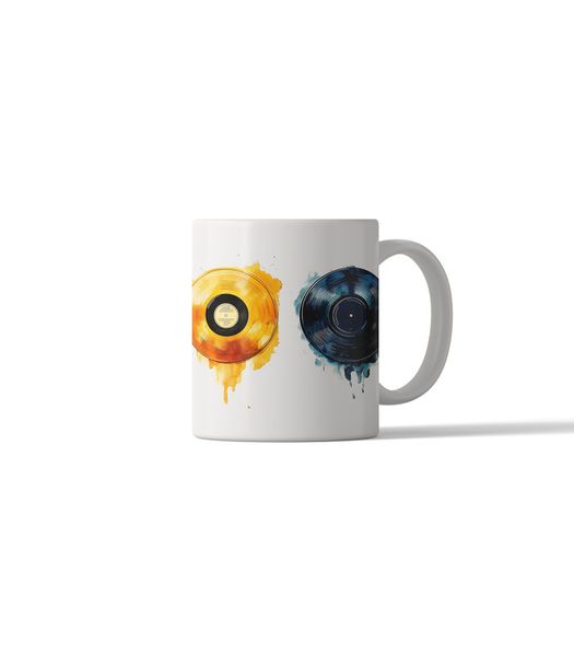 Retro Music Records DSG 9 Printed Coffee Mug