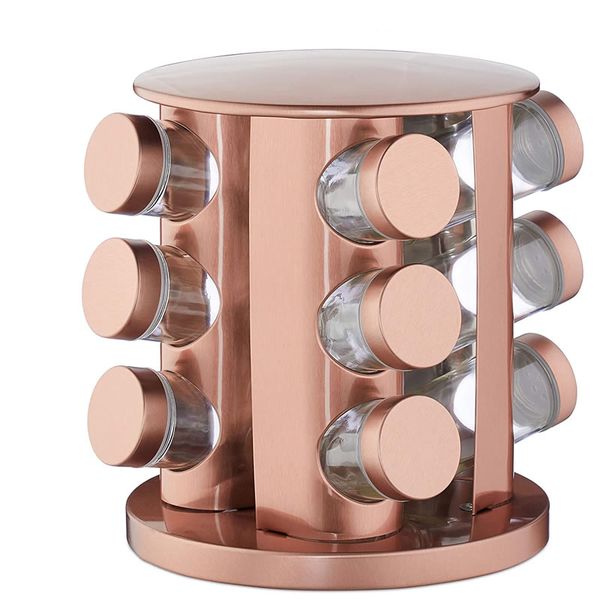 12 Jar 360° Rotating Spice Carousel B30-R12C