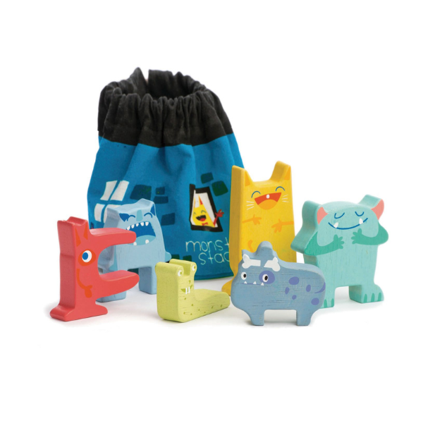 Tender Leaf Wooden Monster Stacker