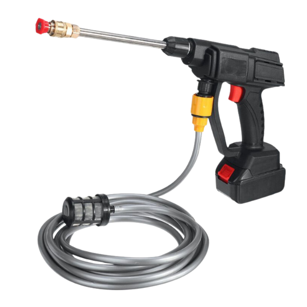 Battery-Powered Pressure Washer Gun with Nozzle