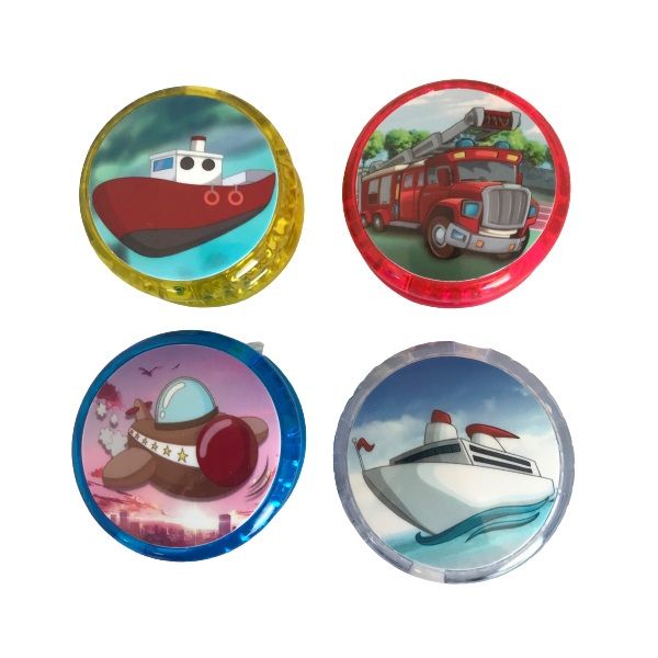 LED Light-Up Transport Yo-Yo's (Set of 12) Assorted Colours
