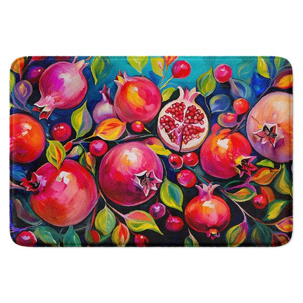 Cape Art Memory Foam Bath Mat Pomegranate Delight