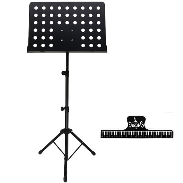 Adjustible Height Music Sheet Stand with Clip
