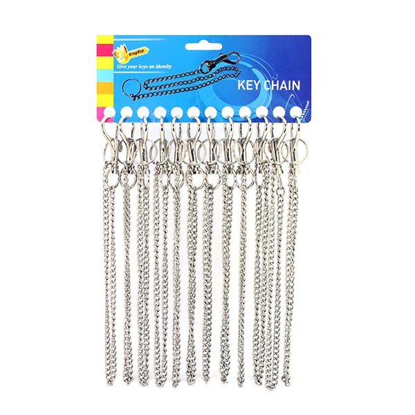 Key ring chain, card of 12
