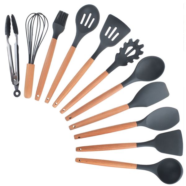Cooking Utensil Set 11 Piece with Holder