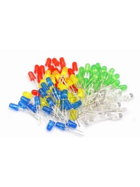 100 Piece 5MM LED Kit