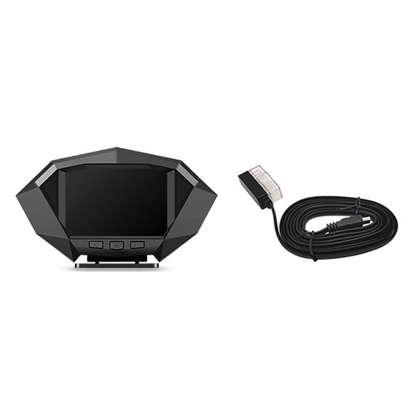 P1 Car Heads Up Display Obd2 Gps Water Temp Fuel Compatible with Universal