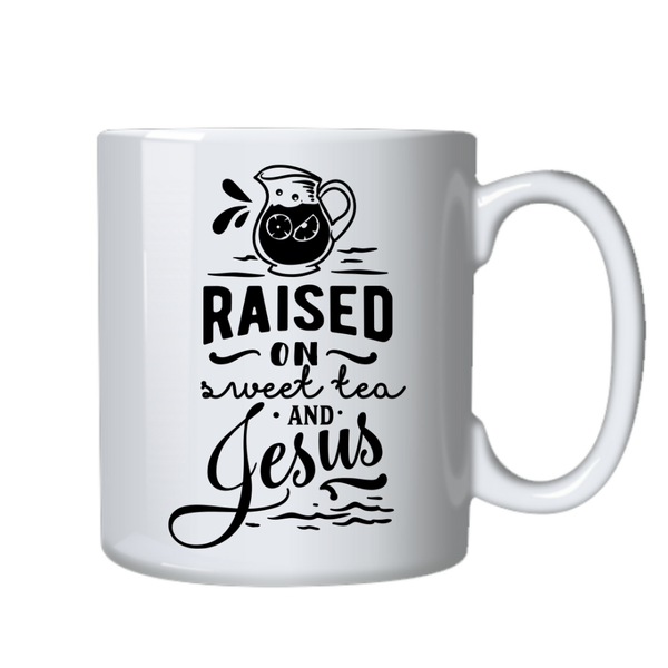 Sweet Tea &amp; Jesus Christian Theme Birthday Christmas Gift Cup Mug 402