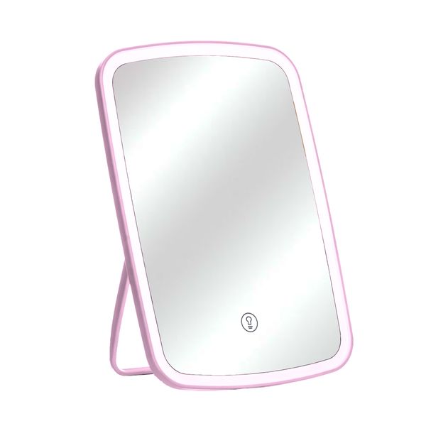 NZ520 LED Touch Makeup Mirror, 3 Colour Lighting Modes, Rechargeable