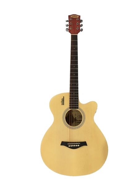 Giuliani GAG40SLEQN Acoustic Electric Guitar in Natural Finish