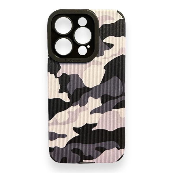 AMA Silicone Protective Case Camo Marble For iPhone 14 Pro