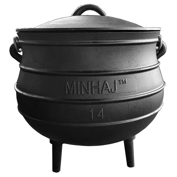 Minhaj - Cast Iron Potjie Pot Size 14