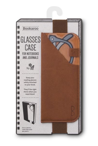 Bookaroo Glasses Case-Brown