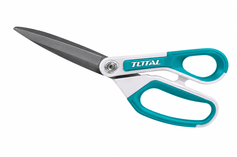 Total Tools 8" Rubber Grip Long-Blade Scissors