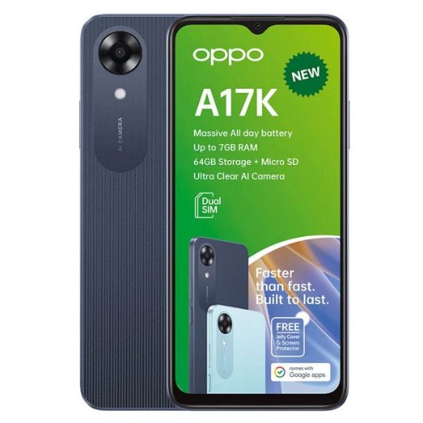 Oppo A17K 64GB Dual SIM Blue - Certified Pre-Owned - Pristine Like New