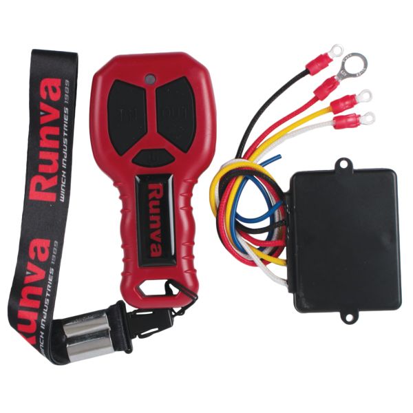 Runva Wireless Remote and Receiver Set for 12/24 Volt Winches