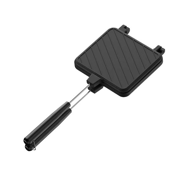 Double sided frying pan, non stick baking sandwich baking tray