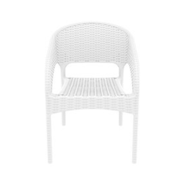 Siesta exclusive Patio Panama Arm Chair - White