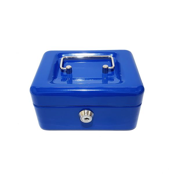Cash Box - Small Metal with Lock &amp; 2 Keys