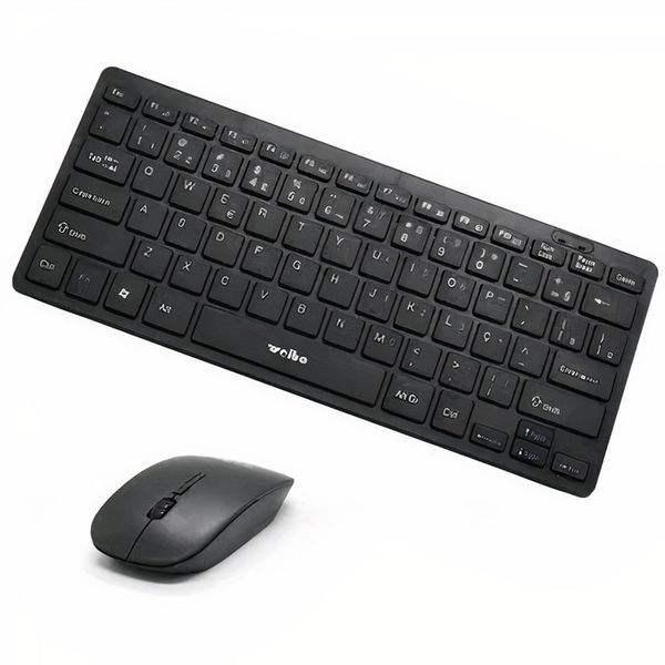 Portable Weibo Computer Wireless Keyboard Set &amp; Mouse