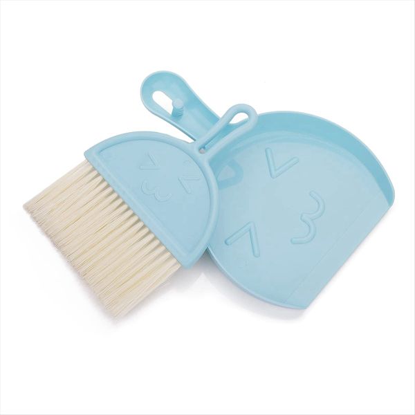 Mini Dustpan And Brush Set Small Broom&amp;Dustpan Cleaning Set (Green)