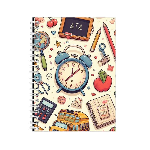 Banana A5 Notebook Spiral Lined Back to School Graphic Notepad Present 132