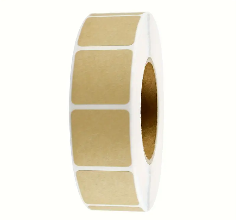 Target Practice Adhesive Square Stickers Roll - 1000 Pieces