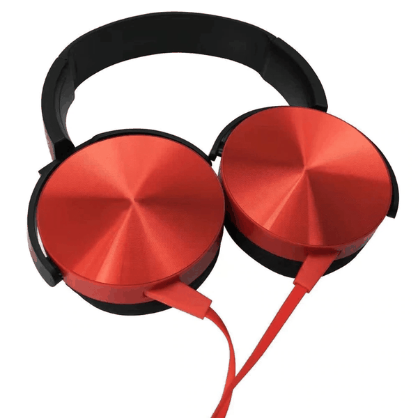 On-Ear Extra Bass Headphones - Red - MDR-XB450