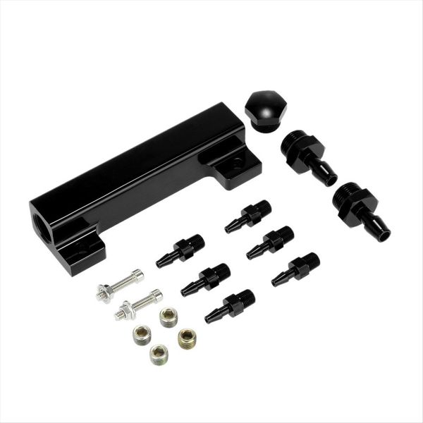 Vacuum Block Intake Manifold Kit Fuel Wastegate Compatible with Universal