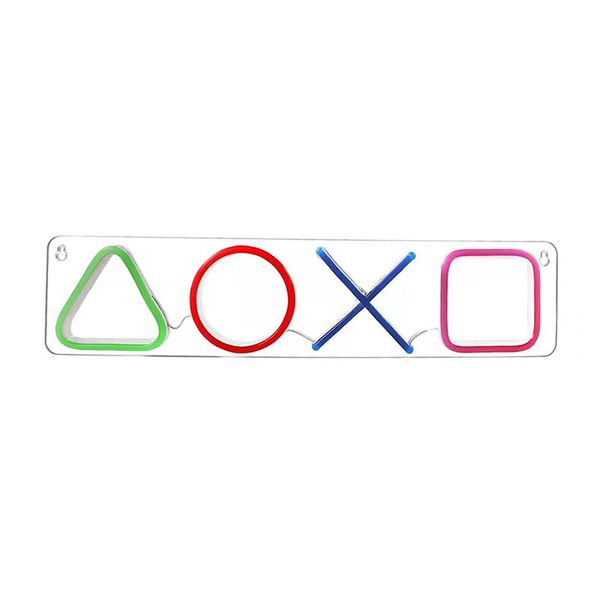 PS4 Controller Decorative USB Powered Neon Wall Hanging Light