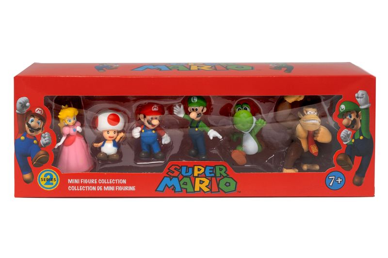 Super Mario Bros.U Figurine Mini Set 6piece Mushroom