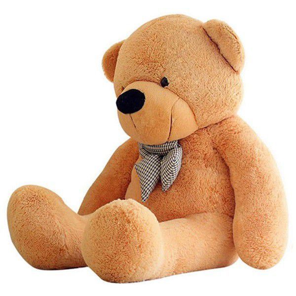Huggable &amp; Soft Giant Teddy Bear - Light Brown- 130cm